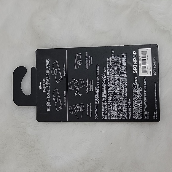 Disney The Nightmare Before Christmas Spinpop Pop Grip Phone Grip Jack Skellingt - Picture 2 of 2